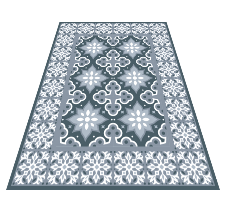Tapis vinyle salle de bain tuile traditionnelle - TenStickers