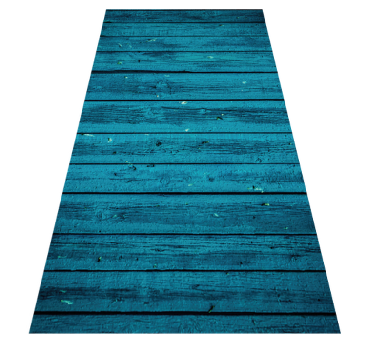 Tapis vinyle imitation parquet planches en détresse - TenStickers