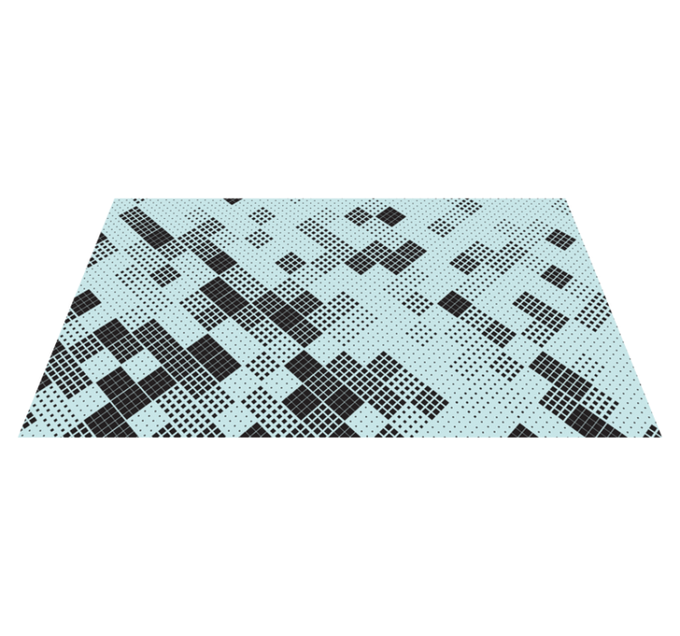 Tapis mosaique vinyle motif mosaïque - TenStickers