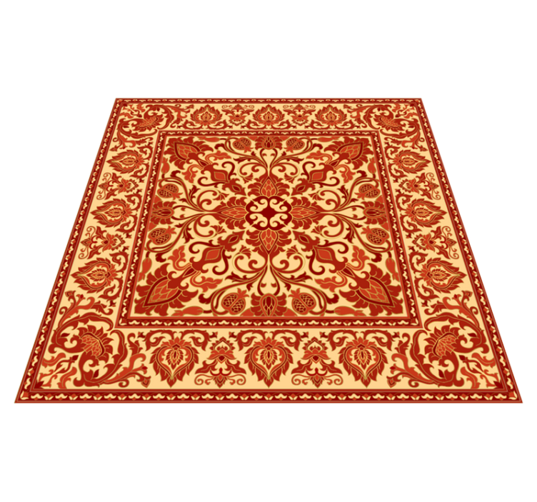 Tapis vinyle vintage inspiration baroque ornée - TenStickers