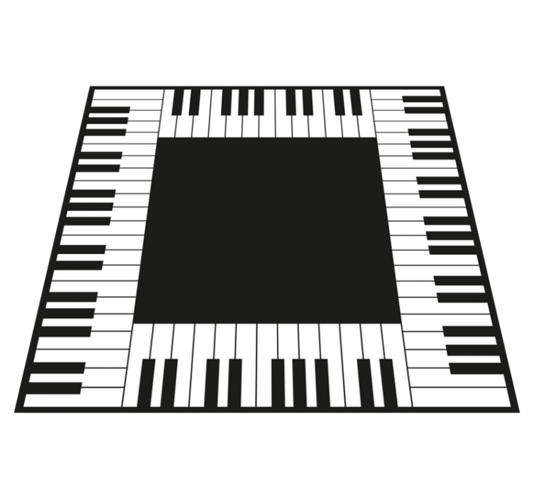 tapis vinyle moderne Piano de cuisine tapis vinylee - TenStickers