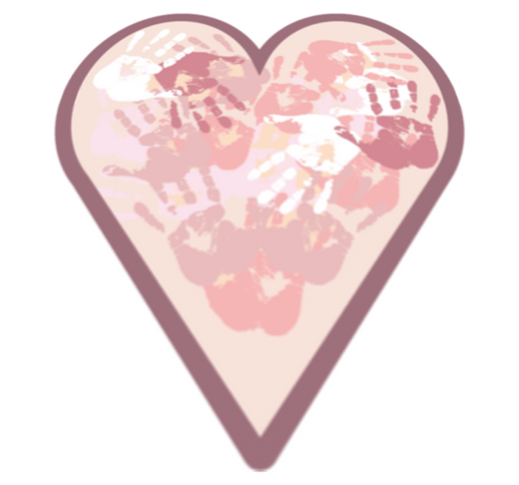 Tapis vinyle personnalisé coeur personnalisé - TenStickers