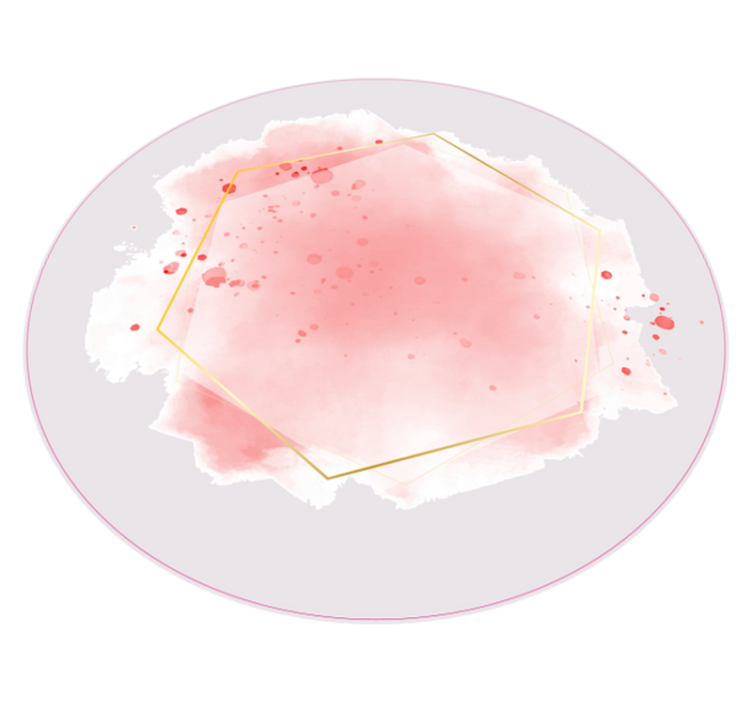 Tapis vinyle minimaliste aquarelle abstraite - TenStickers