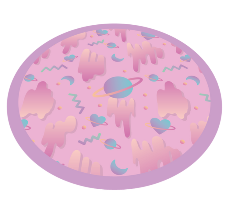 Tapis vinyle bébé récréation planétaire - TenStickers