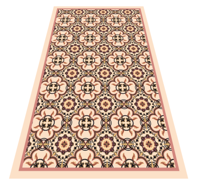 Tapis mosaique vinyle élégance inspirée de la mosaïque - TenStickers