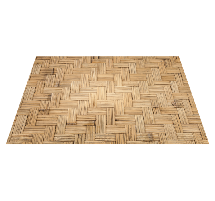 Tapis vinyle imitation parquet motif de parquet - TenStickers