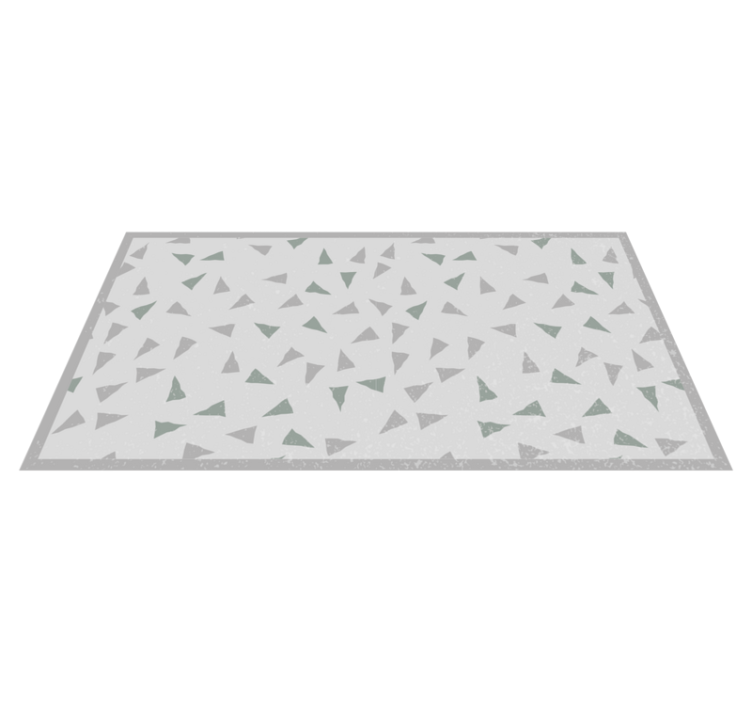 Tapis vinyle géométrique composants triangulaires - TenStickers