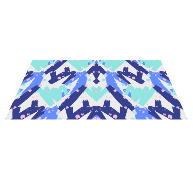 Tapis vinyle salon motif de camouflage abstrait - TenStickers