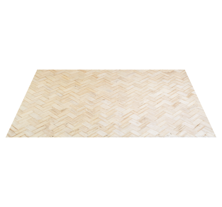 Tapis vinyle texture parquet à chevrons - TenStickers
