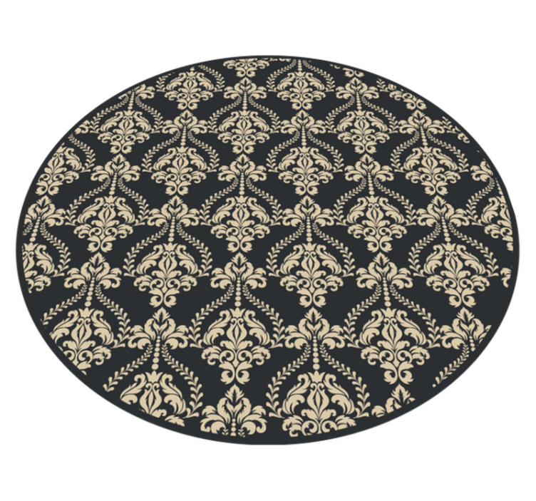 Tapis vinyle vintage superposition de motifs ornés - TenStickers