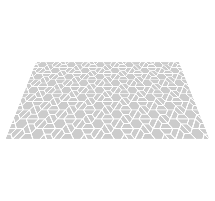 Tapis vinyle géométrique conception de treillis géométrique - TenStickers