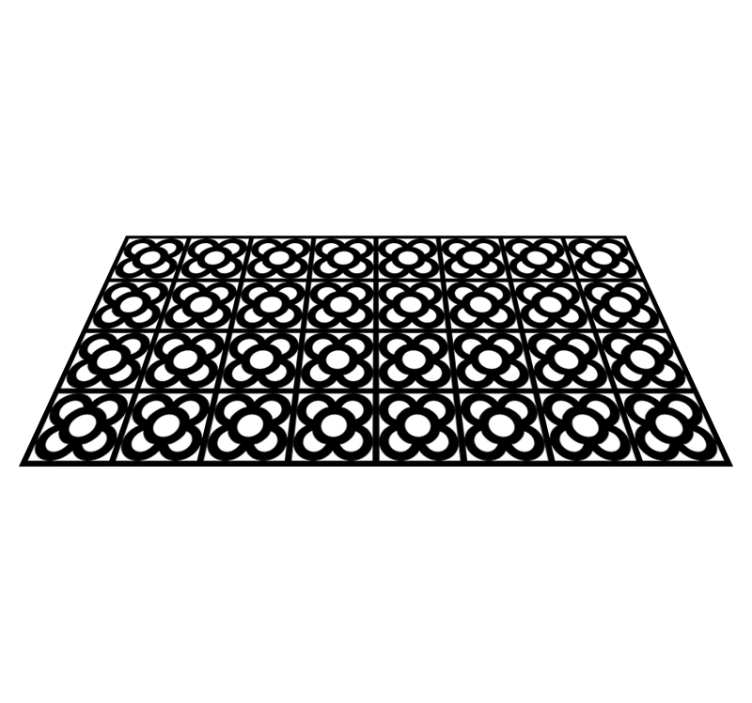 Tapis vinyle motif Pavé de barcelone - TenStickers