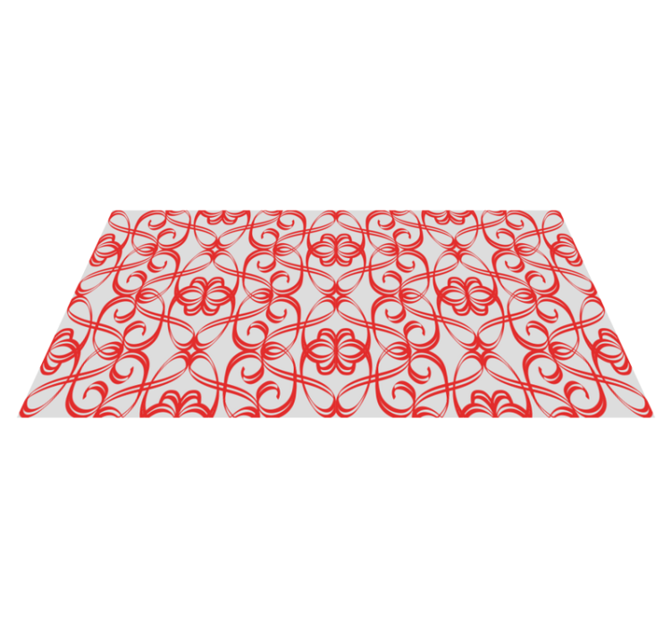 Tapis vinyle géométrique complexité tourbillonnante - TenStickers