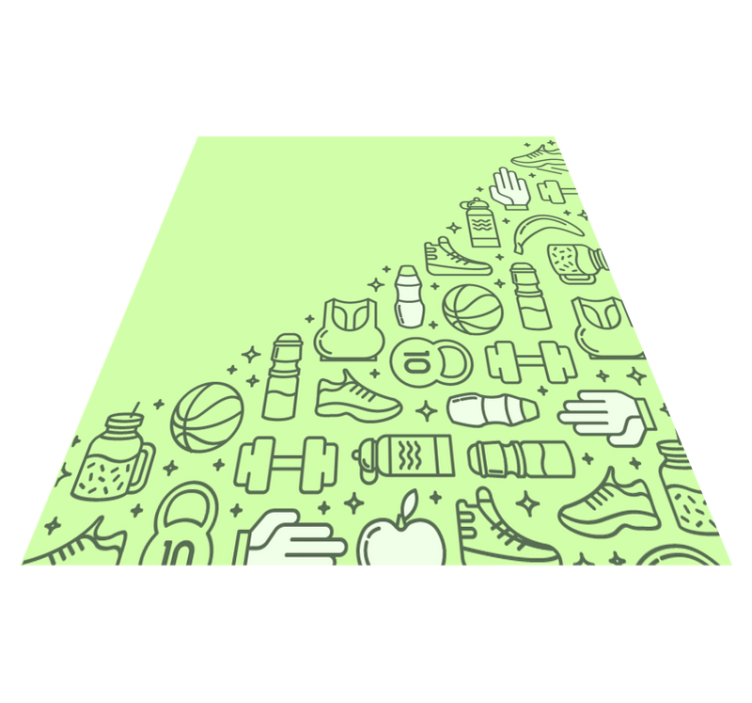 Tapis vinyle autres tapis matériel de remise en forme - TenStickers