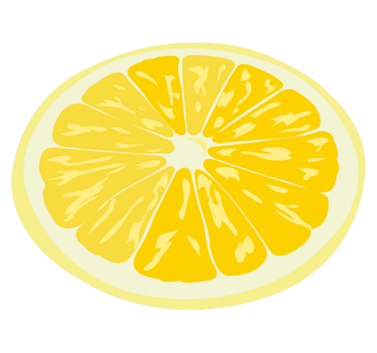 tapis vinyle cuisine Tranches de citron - TenStickers
