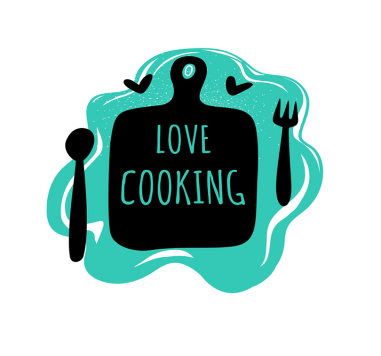 Tapis vinyle cuisine planche à découper j'adore cuisiner - TenStickers