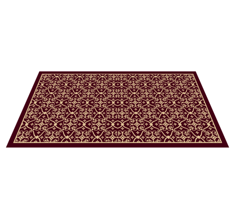 Tapis vinyle vintage Élégance rétro raffinée - TenStickers