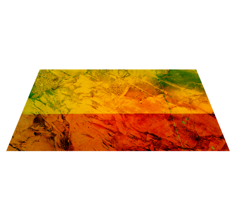 Tapis vinyle texture couches de couleurs chaudes - TenStickers