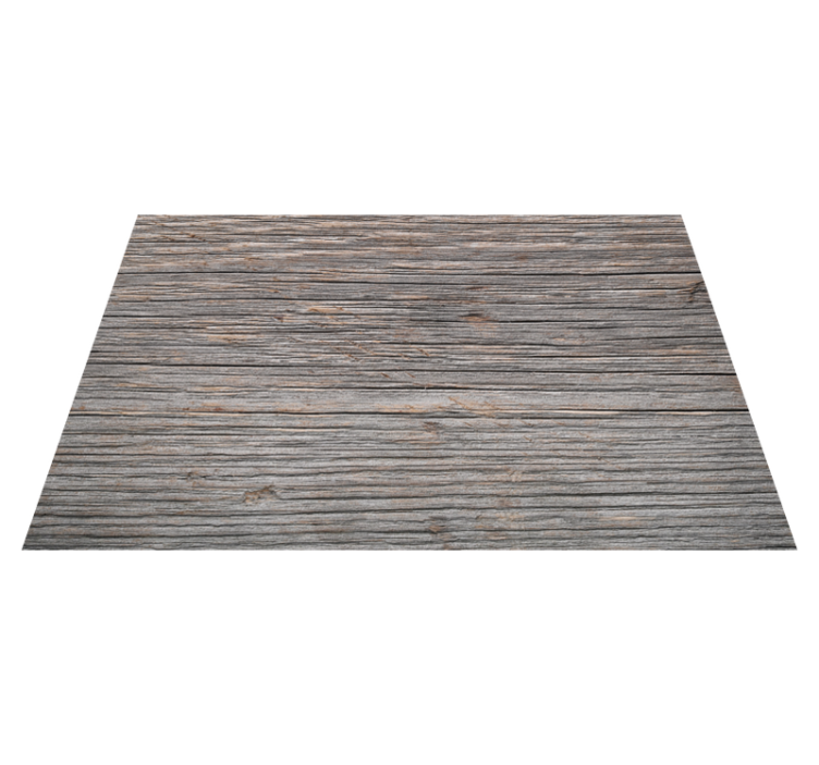 Tapis vinyle imitation parquet texture du bois patiné - TenStickers