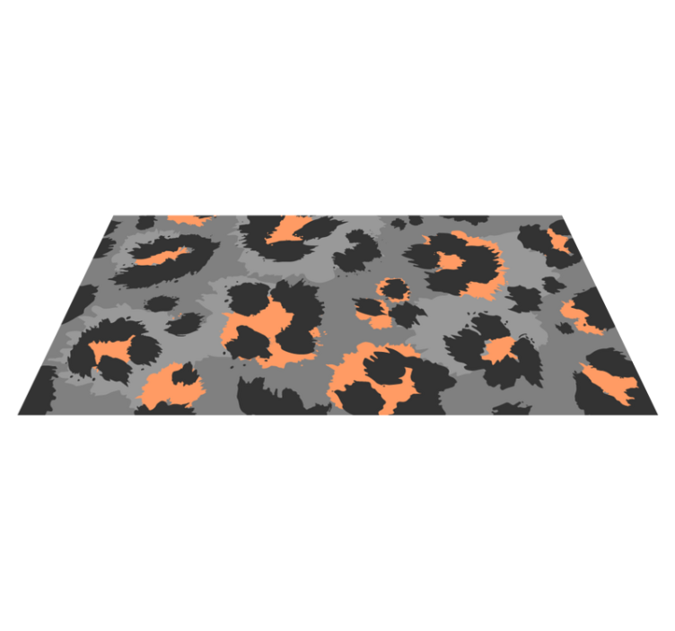 Tapis vinyle motif animal motif léopard audacieux - TenStickers