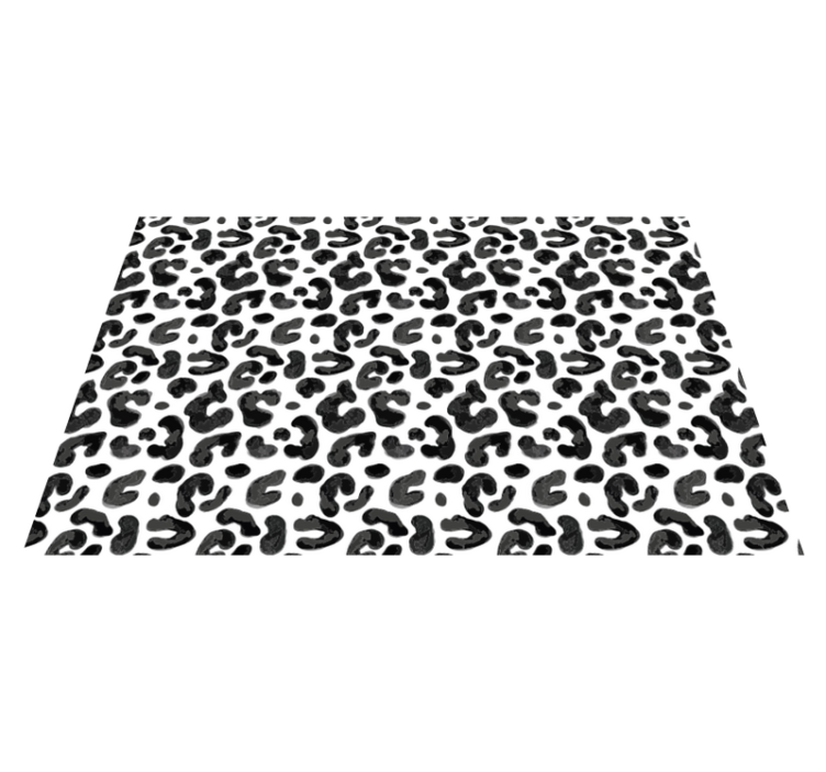Tapis vinyle motif animal esthétique à motifs léopard - TenStickers