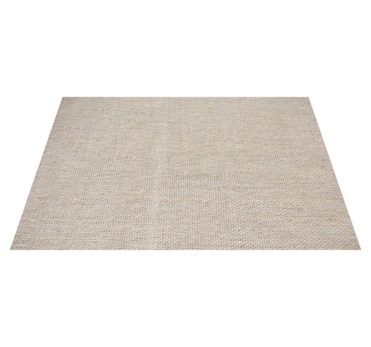 Tapis vinyle imitation parquet fibres naturelles beiges - TenStickers