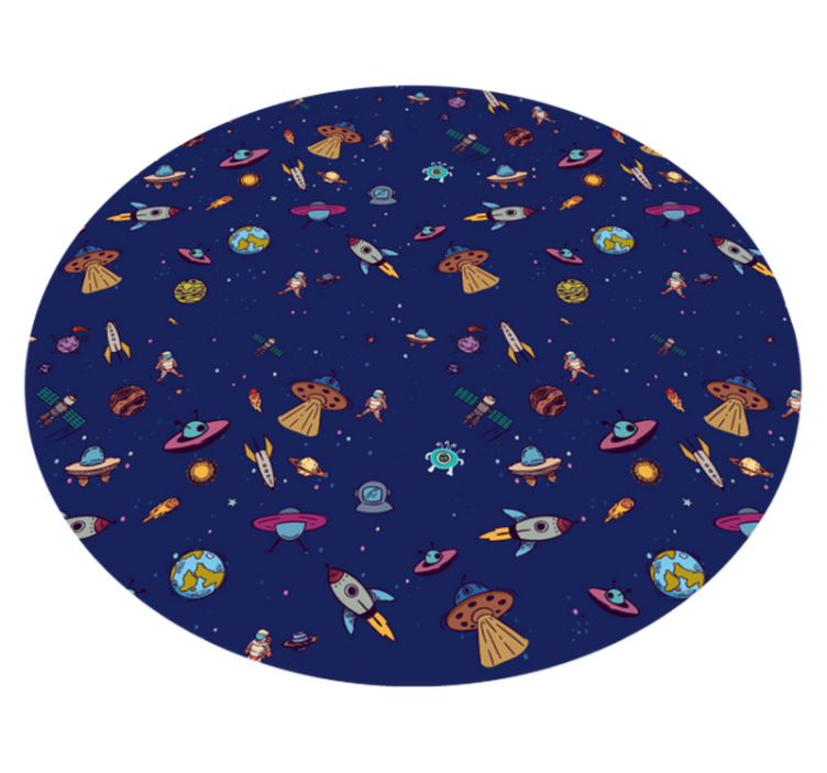 Tapis vinyle autres tapis concept d'expédition cosmique - TenStickers