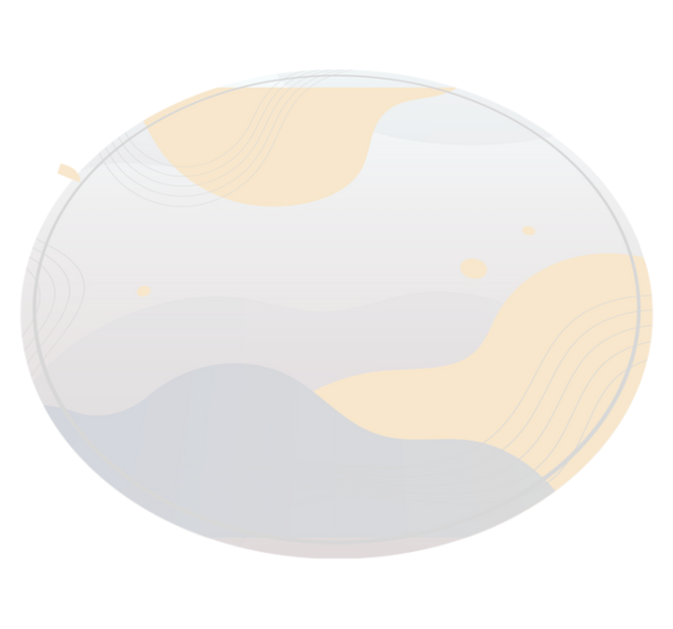 Tapis vinyle moderne Abstrait blanc moderne - TenStickers