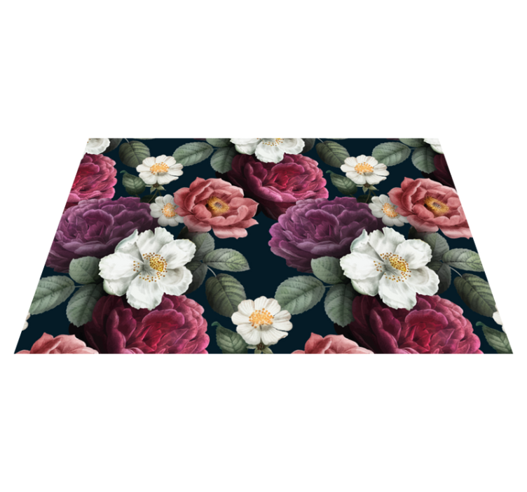 Tapis vinyle plantes sophistication botanique chic - TenStickers