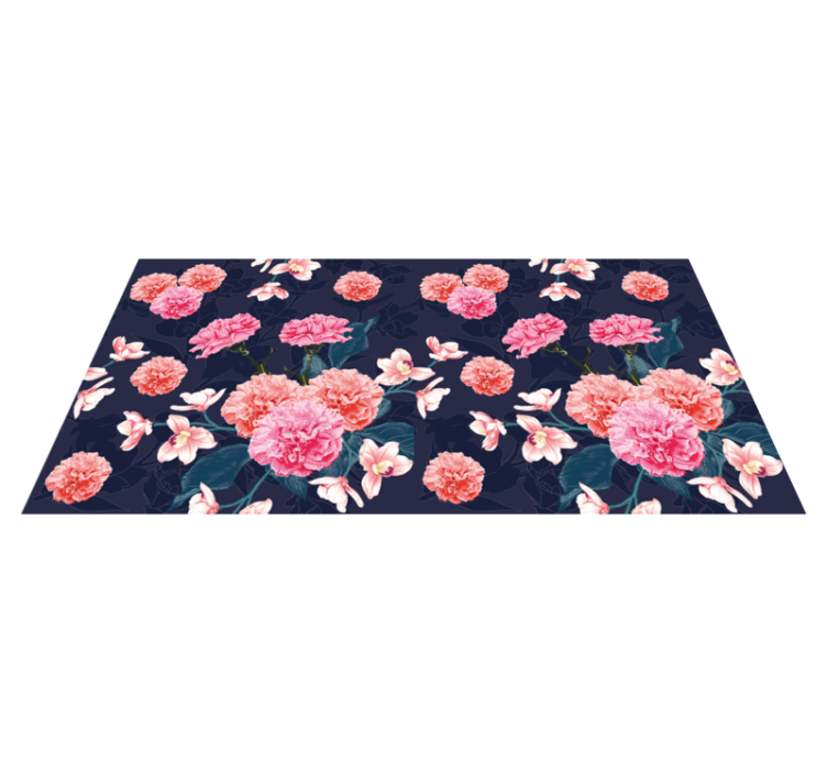 Tapis vinyle plantes motif de rêve botanique - TenStickers