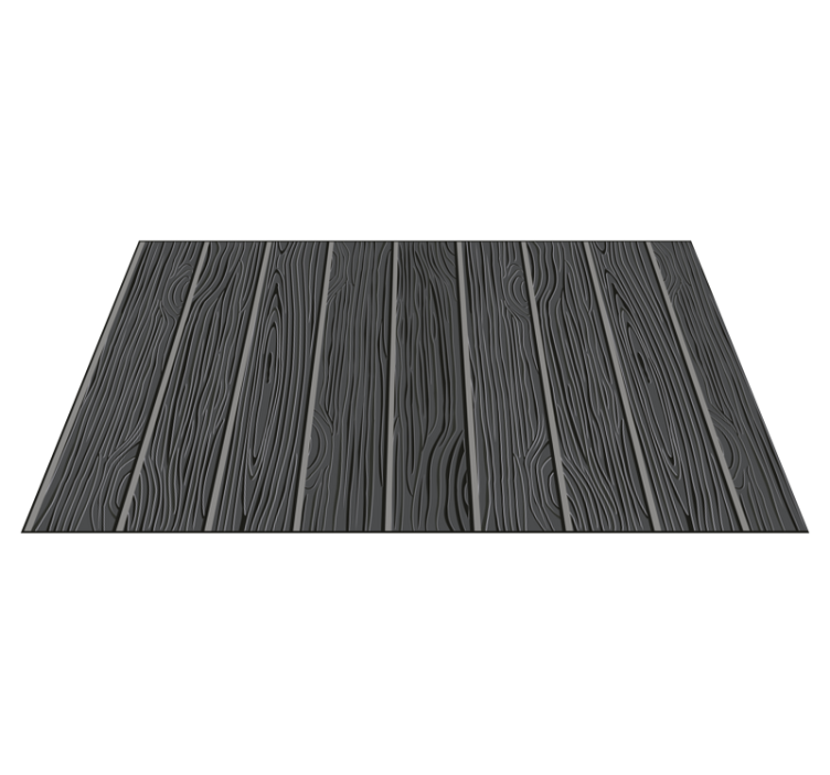Tapis vinyle imitation parquet finition sombre et élégante - TenStickers