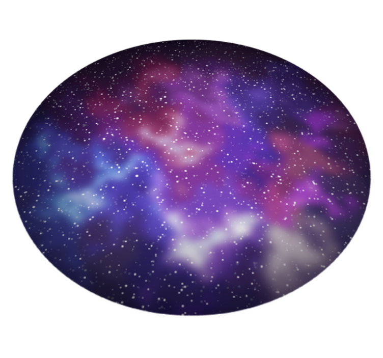 Tapis vinyle étoile inspiré de la galaxie - TenStickers