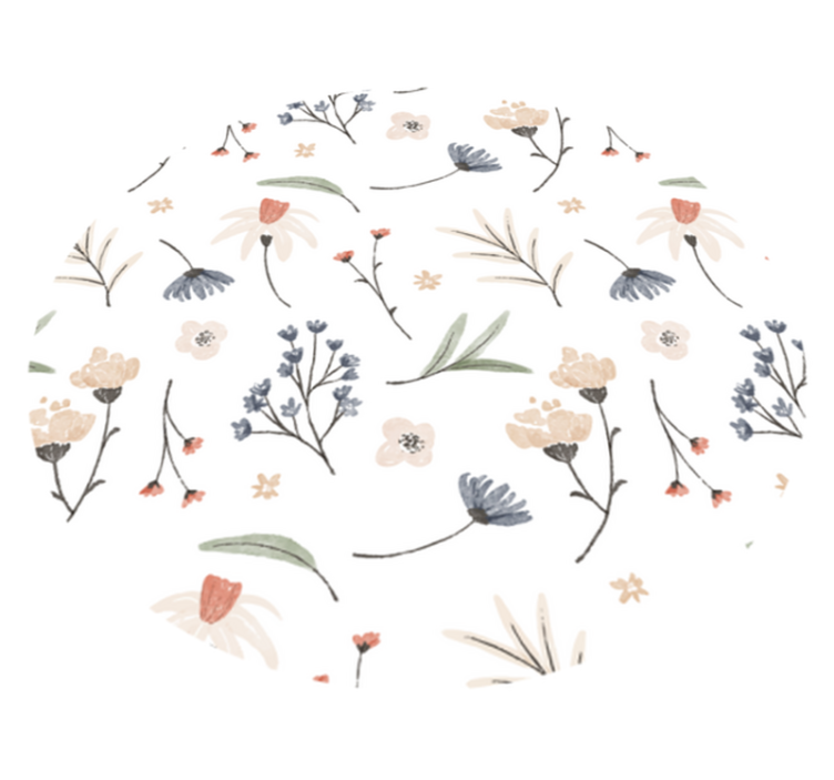 Tapis vinyle plantes design minimaliste et élégant - TenStickers