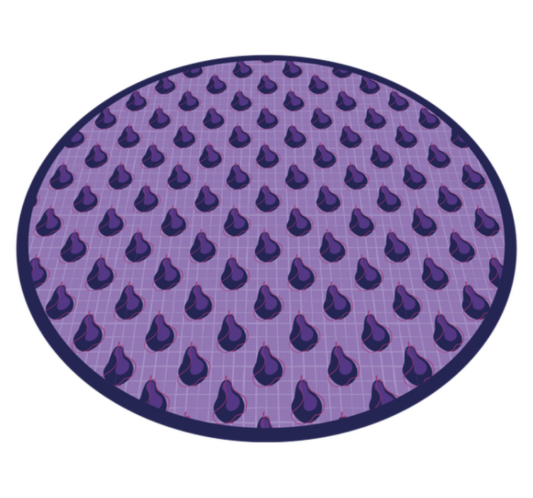 Tapis vinyle cuisine motif de gouttelettes violettes - TenStickers