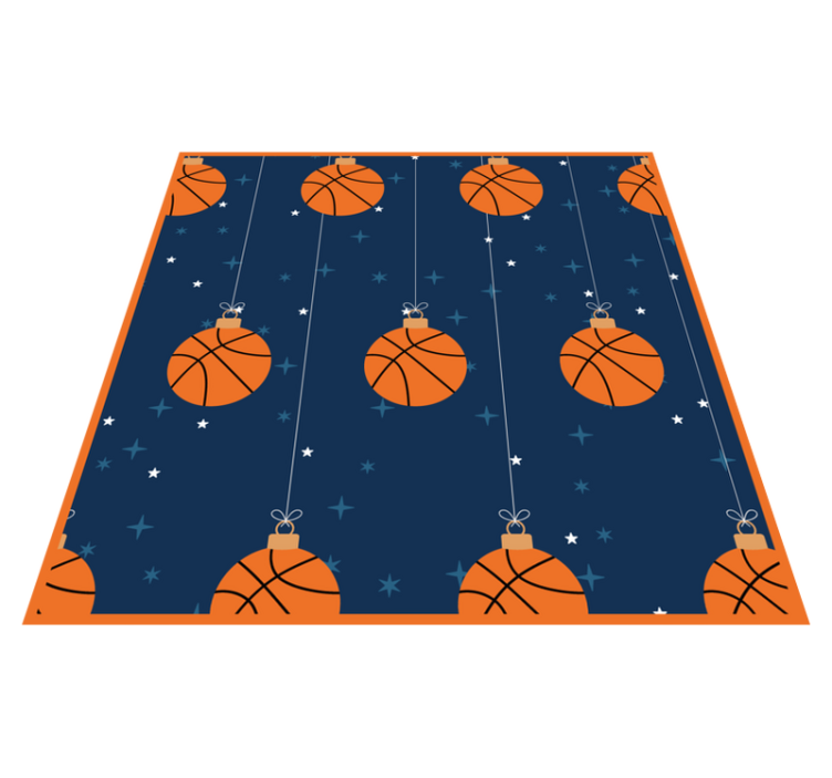 Tapis vinyle autres tapis modèle d'ornement de basket-ball - TenStickers