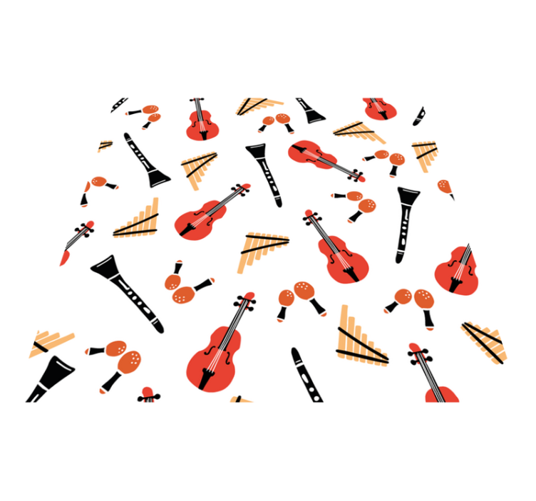 Tapis vinyle autres tapis motifs instruments de musique - TenStickers
