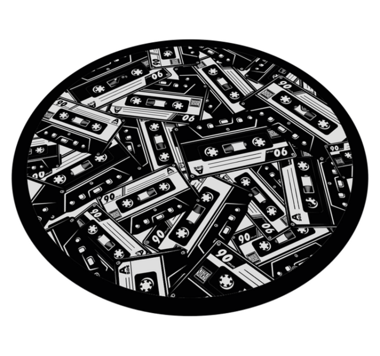 Tapis vinyle autres tapis concept de cassette audio - TenStickers