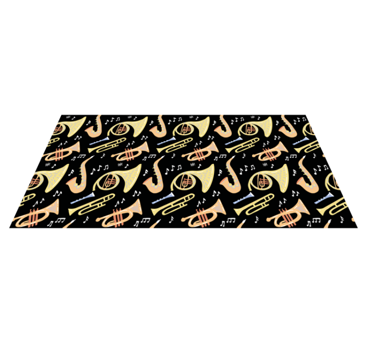 Tapis vinyle événements concepts d'instruments de musique - TenStickers