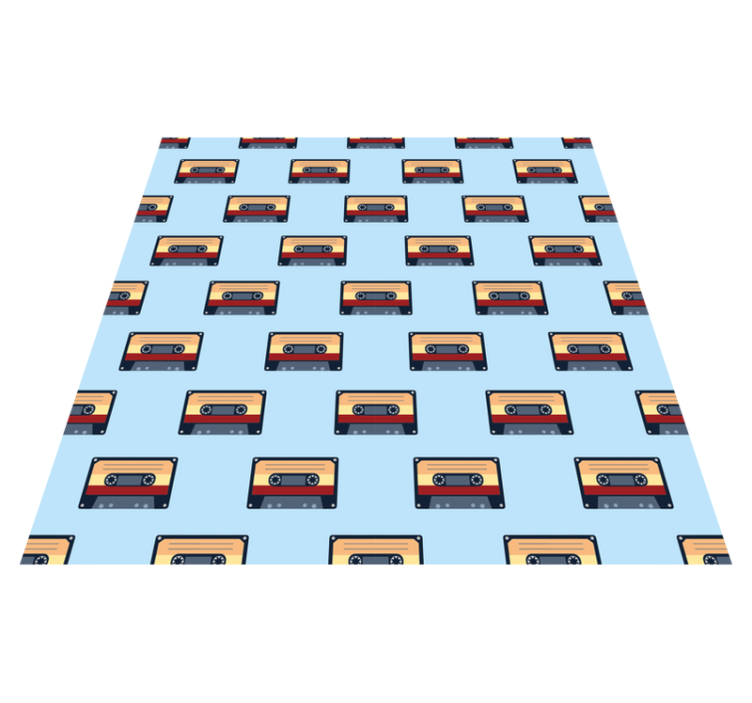 Tapis vinyle autres tapis idée cassette vintage - TenStickers