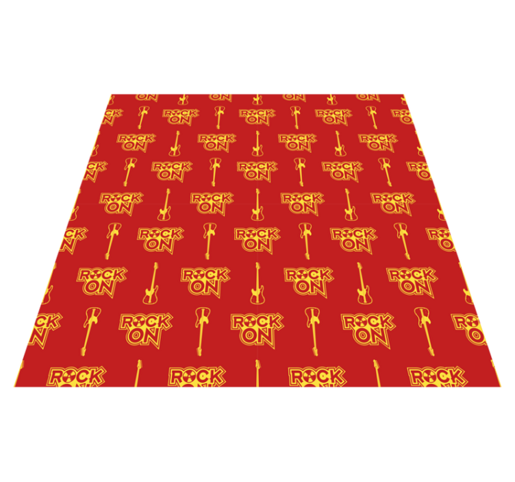 Tapis vinyle ado motif roches rouges - TenStickers