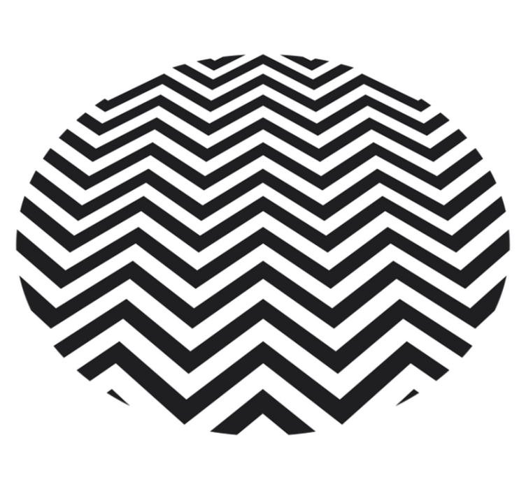 Tapis vinyle géométrique motif chevron - TenStickers