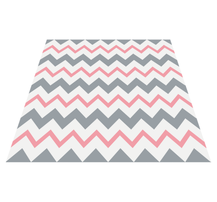 Tapis vinyle pour enfants décor à chevrons - TenStickers