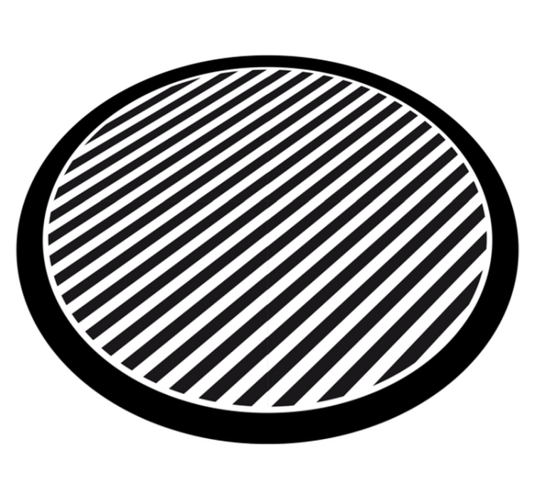 Tapis vinyle rayures couleurs unies - TenStickers