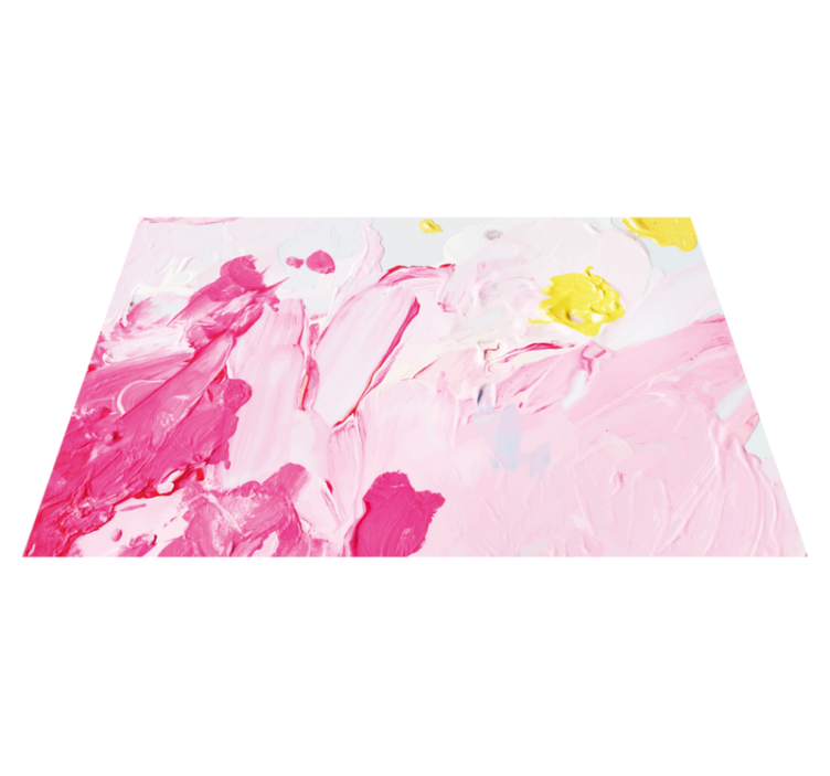 Tapis vinyle ado tourbillons abstraits roses - TenStickers