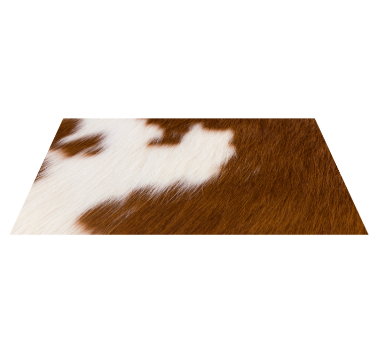 Tapis vinyle motif animal illustration de peau de vache - TenStickers