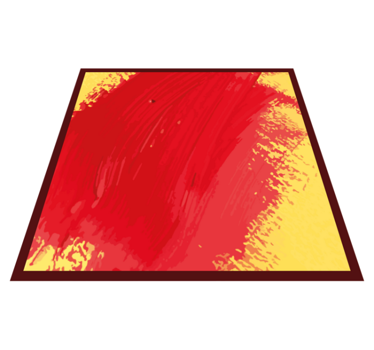 Tapis vinyle design moderne touches de couleurs vibrantes - TenStickers