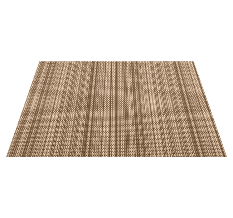 Tapis vinyle motif Imitation fibre naturelle - TenStickers