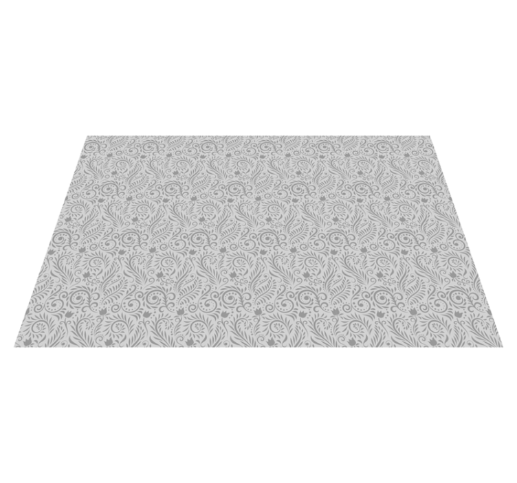 Tapis vinyle design moderne motif botanique sophistiqué - TenStickers