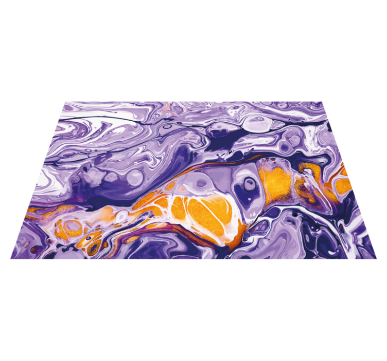 Tapis vinyle marbre tourbillon violet abstrait - TenStickers