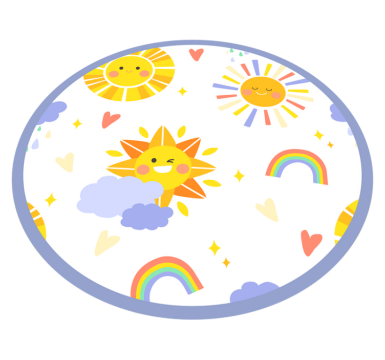 Tapis vinyle pour enfants les sourires ensoleillés ravissent - TenStickers